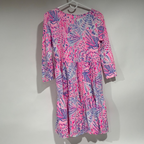 Lilly Pulitzer Geanna Swing Dress SZ Small Raz Berry Sea You Soon - Picture 5 of 7